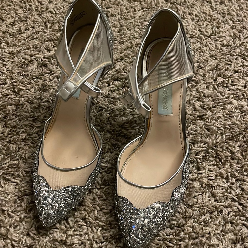 Betsey Johnson Blue Heels
